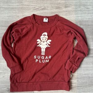Sugar Plum Kids' Red Crew Neck Top
